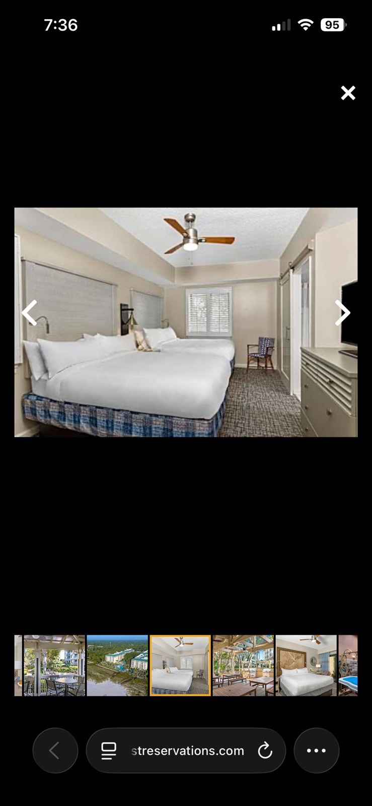 7 nights Hilton Head Island Marriott Barony Bay Garden View August 9-16 2026