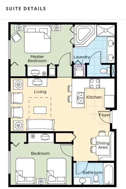 RESORT Wyndham Grand Desert SUPER BOWL. 2 Bedroom DELUXE 4 Nights.