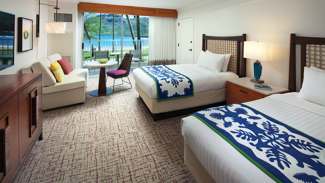 Marriott Kauai Beach Club Resort 1 Bedroom Unit Ocean Front Resort