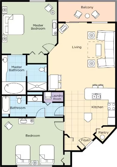 Wyndham Cypress Palms – Orlando, Florida – 2BR/Sleeps 8 ~ 7Nt July 25 – August 1