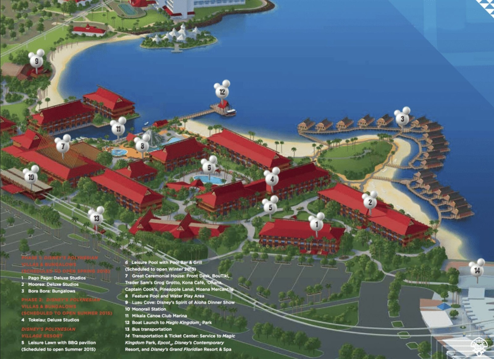 Disney Polynesian Villas & Bungalows ANY 6 Nights ANY YEAR 1 BR VILLA DVC points