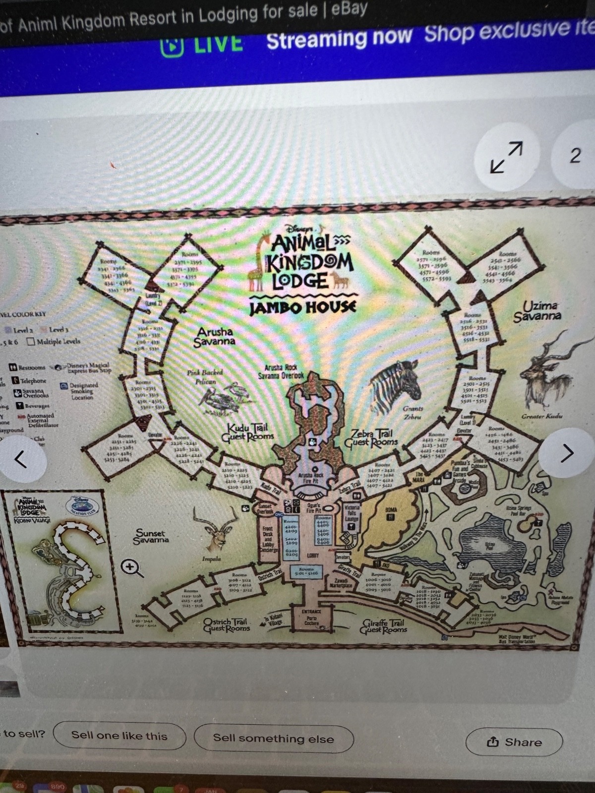 Disney DVC 2 BR Animal Kingdom Villa, Kidani Village, Savana View, 14-19 June
