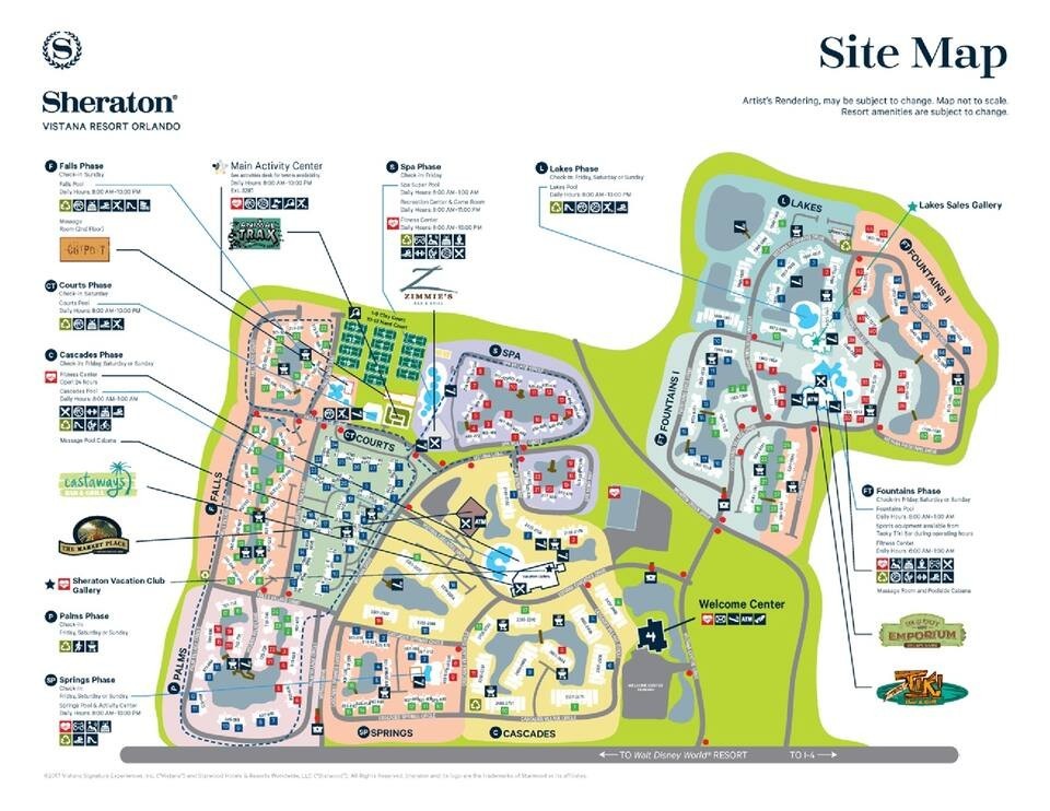 Sheraton Vistana Resort – Orlando, Florida ~ 2BR/Sleeps 8 ~ 7Nts JULY 26 – AUG 2