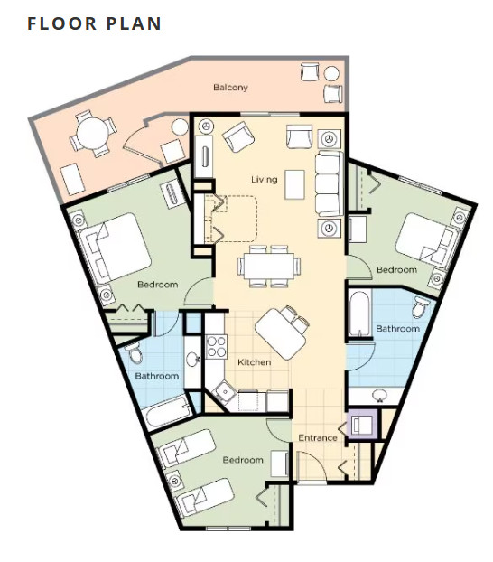 4/10 – 4/14/2024 COACHELLA: Club Wyndham/3 Bedroom Suite $2500