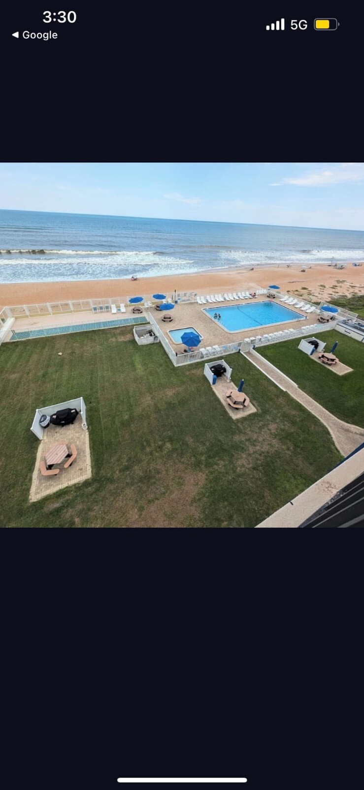 OCEANFRONT CONDO— Week in Ormond Beach, Florida: March 28-April 5, 2025