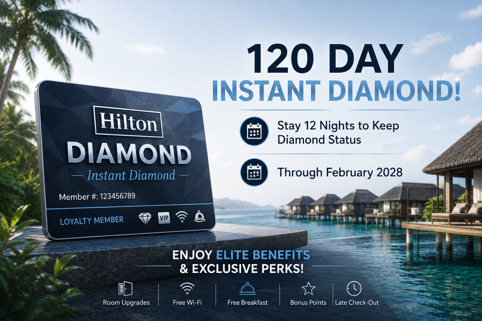 Hilton Diamond Elite Instant Upgrade