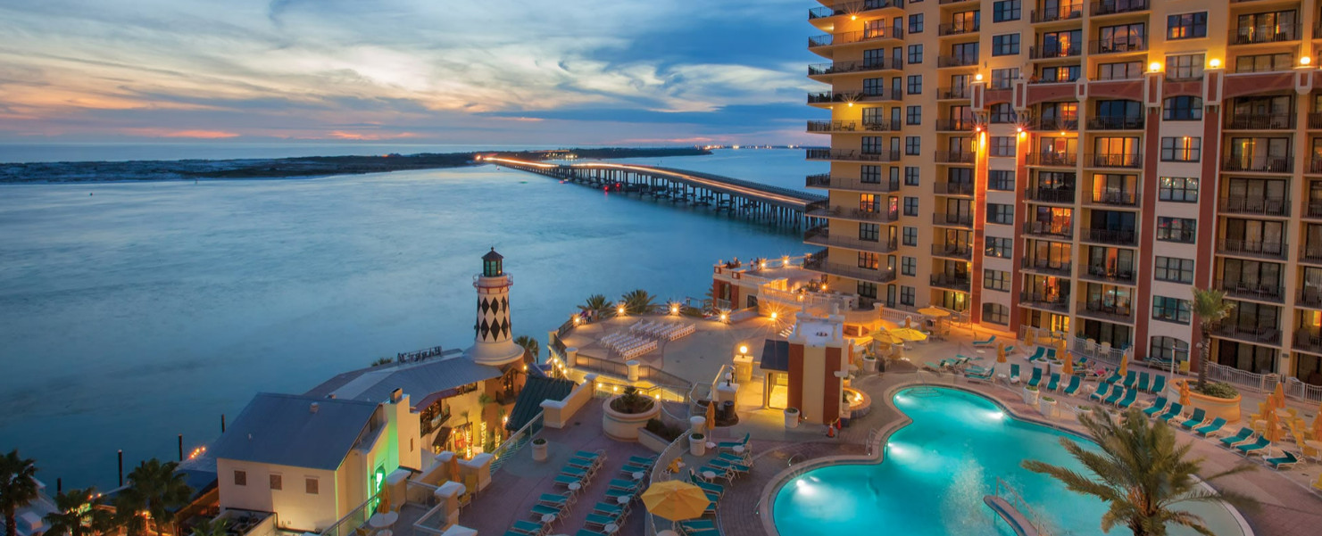 VACATION CONDO RENTAL EMERALD GRANDE DESTIN FLORIDA BEACH RESORT NO FEES!!