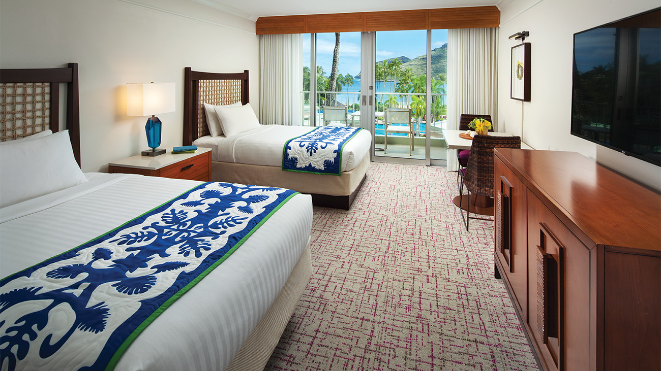Marriott Kauai Beach Club Resort 1 Bedroom Unit Ocean Front Resort
