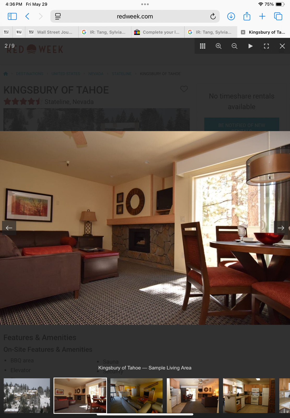 kingsbury at south lake tahoe, 2 bdrm, 2 bath july 12-18 timeshare rental