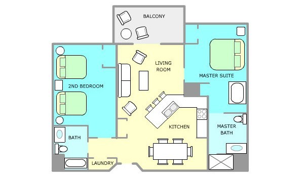 Wisconsin Dells, Wyndham @ Glacier Canyon, 2 Bedroom Del. July 2-5th (3 nights)