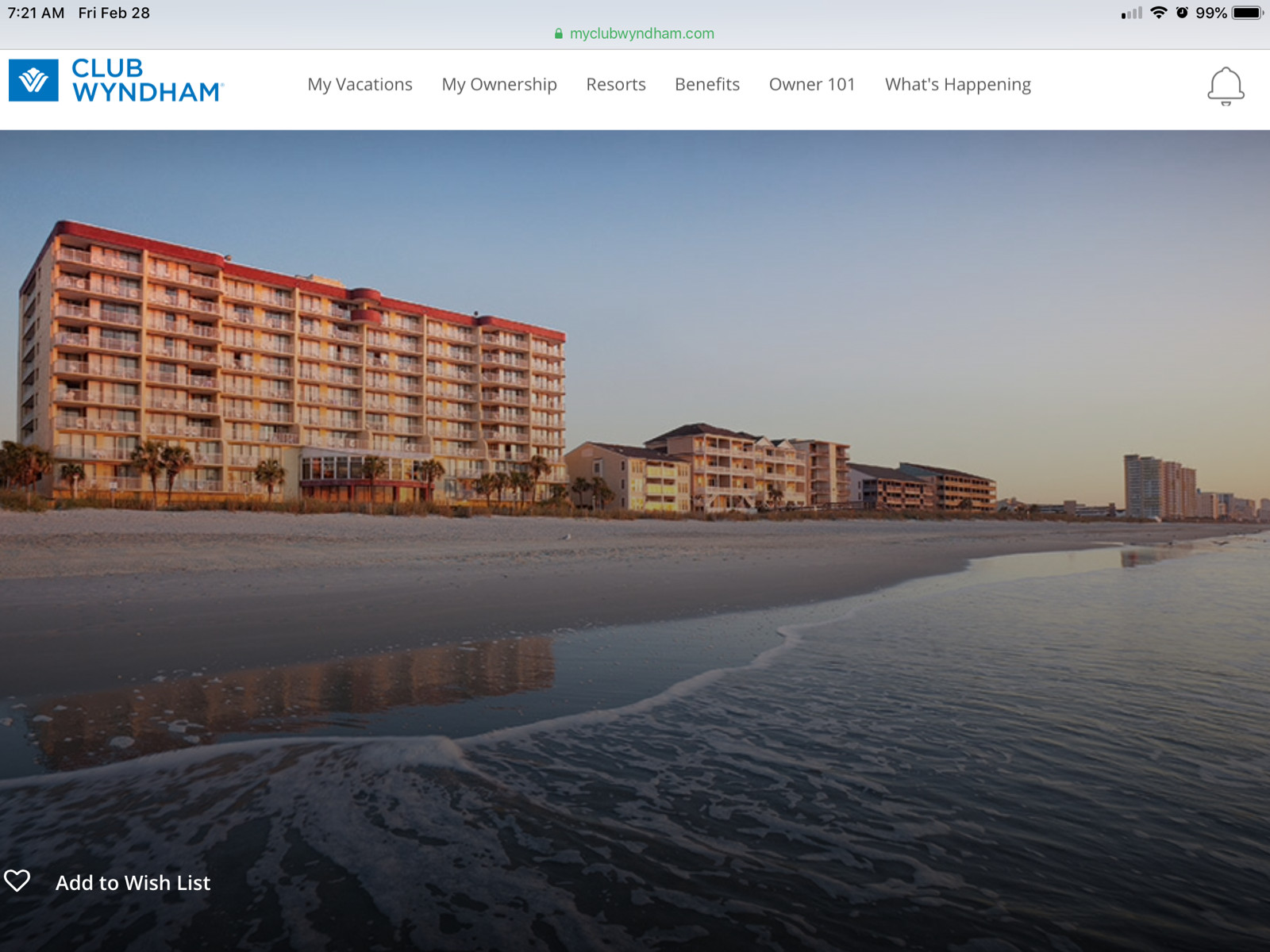 SC Wyndham Westwinds Myrtle Beach 1Br August 8/7-12 x5N End 7/9 @9p
