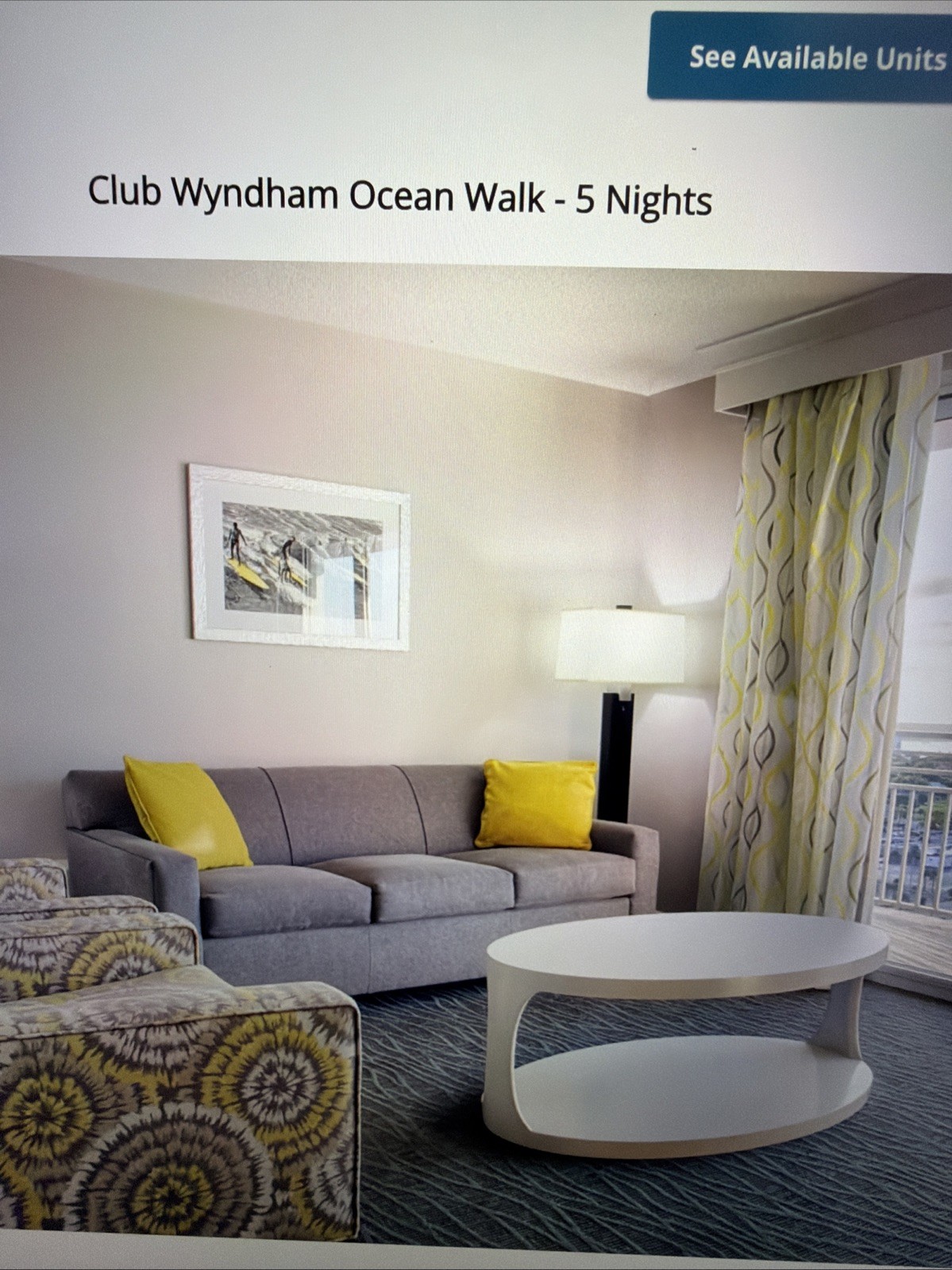 1 BDRM 1 Week, Daytona Beach, FL Club Wyndham Ocean Walk