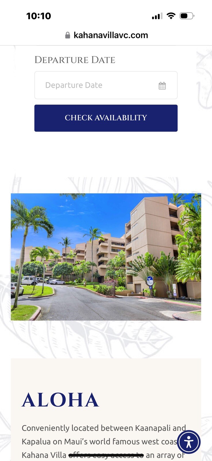 Kahana Villas ONE WEEK FLOATING WEEK RENTAL 2 bedroom 2 Bath Kitchen Maui HI