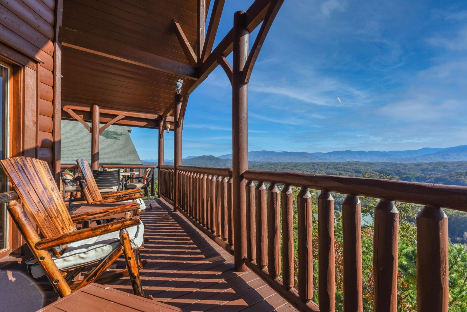 Nothin But Views Sevierville Cabin Rental, 2 beds 2 bath, gorgeous mountain view