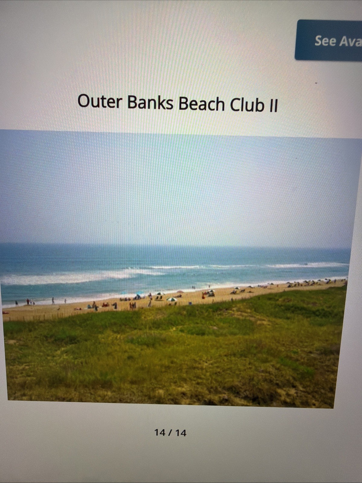 2 BDRM One Week, NC Outer Banks Beach Club II