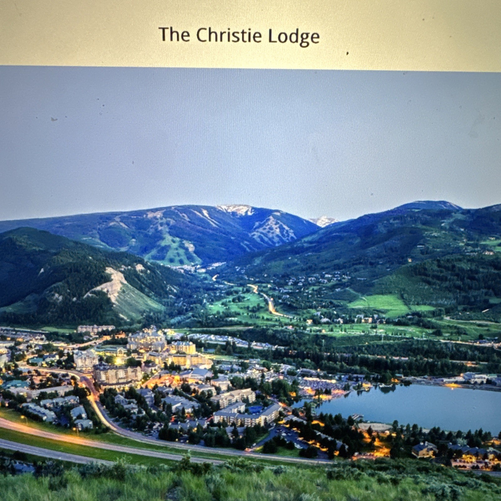 The Christie Lodge – Avon, Colorado 3 Bedroom