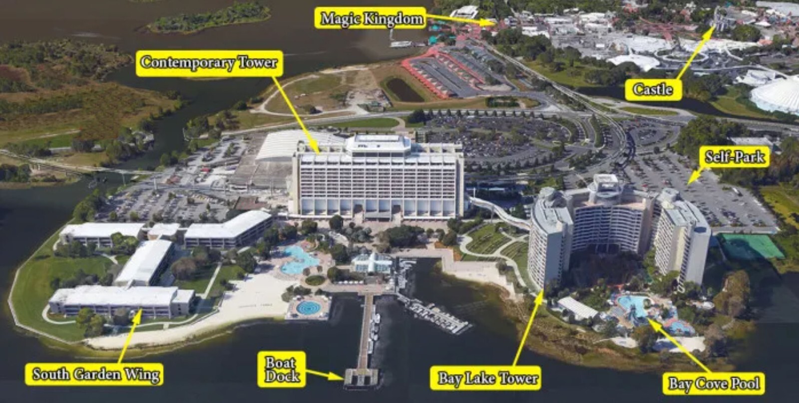 Bay Lake Tower at Disney’s Contemporary Resort Disney Vacation Club Point Rental