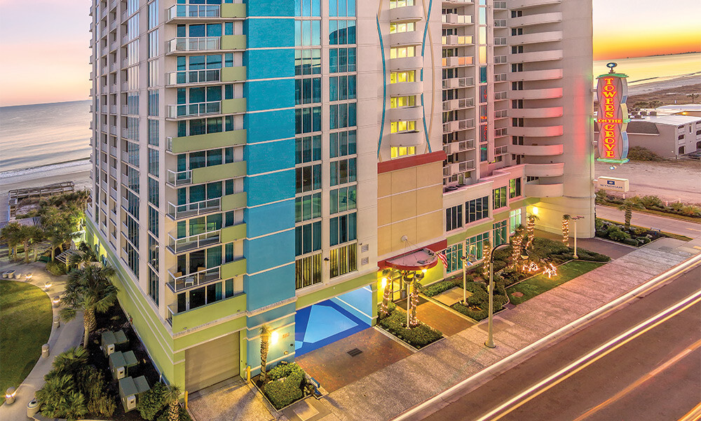 WYNDHAM TOWERS ON THE GROVE MYRTLE BEACH 1BR SLEEPS 4 OCEAN FRONT, 7 NTS 8/15-22