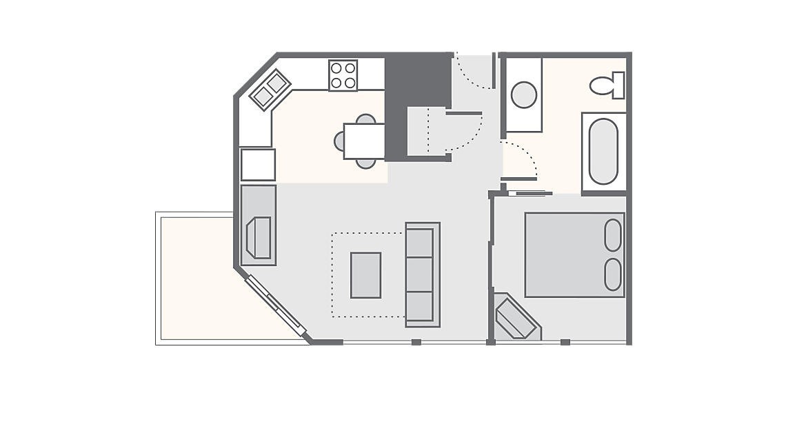 July 5 to July 12, Seaglass Towers, Myrtle Beach, 1 BD, Cityview, Sleeps 4!