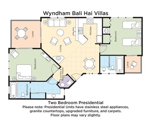 Club Wyndham Bali Hai Villas Kauai Princeville Hawaii Hotel ANY 3 Night 2022 1BR