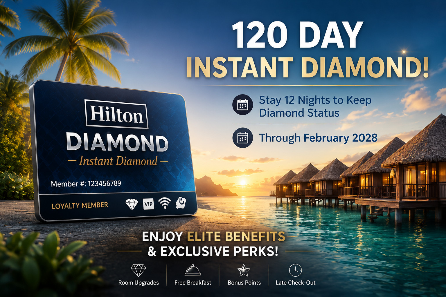 Hilton Diamond Status Instant Upgrade