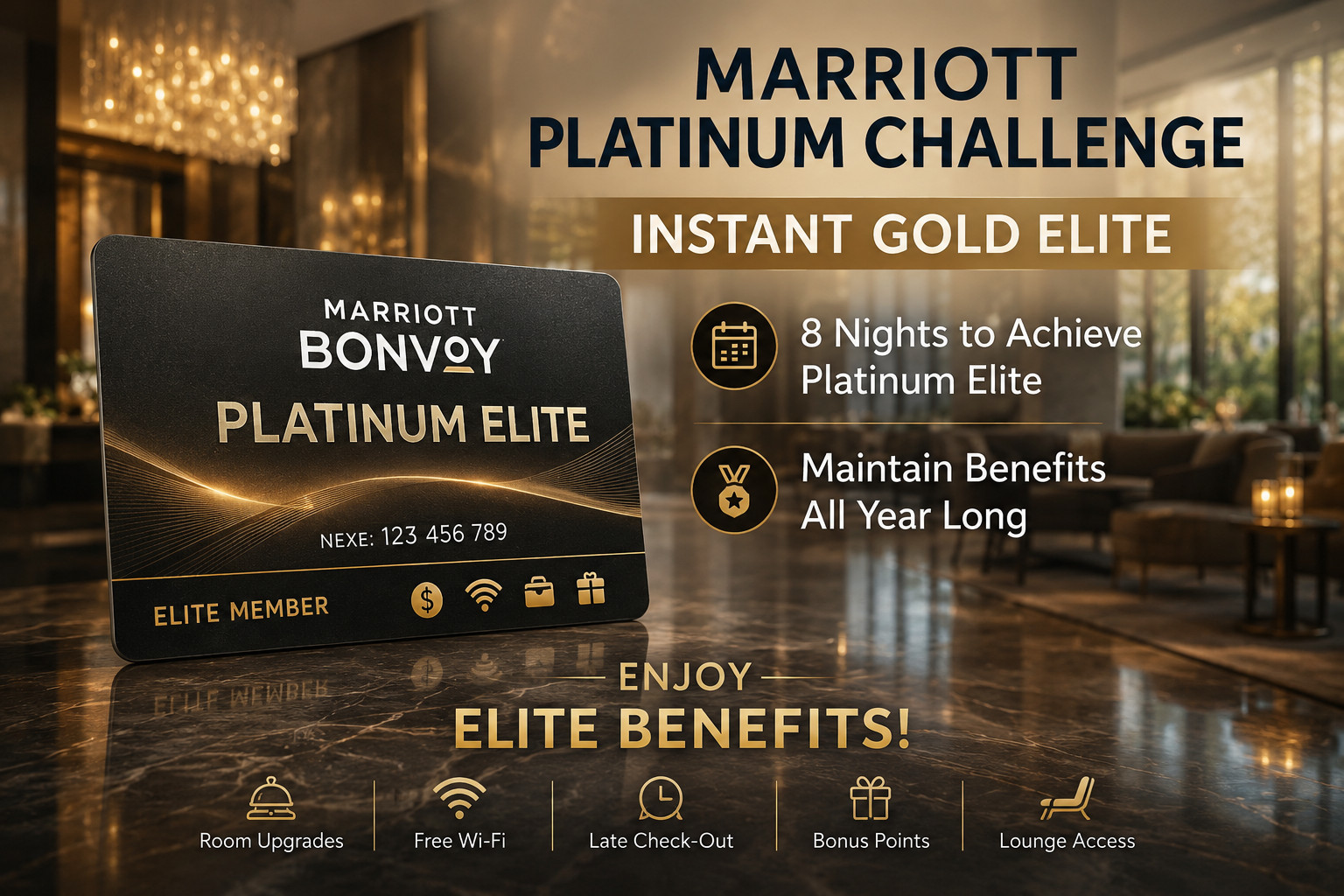 Marriott Platinum Fast Track (Instant Gold)