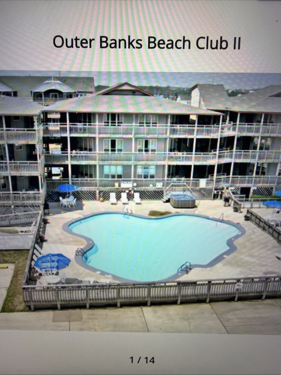 2 BDRM One Week, NC Outer Banks Beach Club II