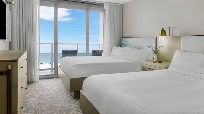 🌴Marriott Crystal Shores Marco Island Beachfront Rental 2BD/2BA Aug 14-21, 2026