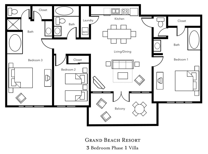 Grand Beach Resort- Orlando FL-Kissimmee 3 bdrm near disney Jan Feb Mar March