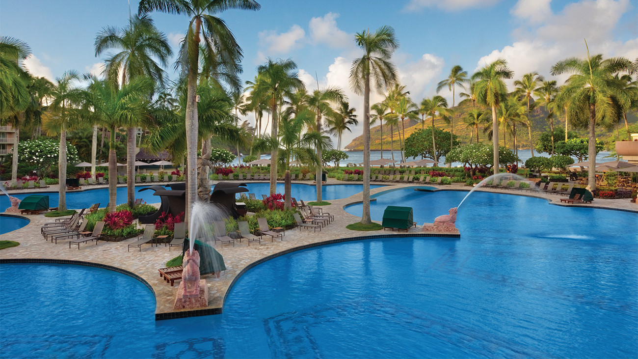 Marriott Kauai Beach Club Resort 1 Bedroom Unit Ocean Front Resort