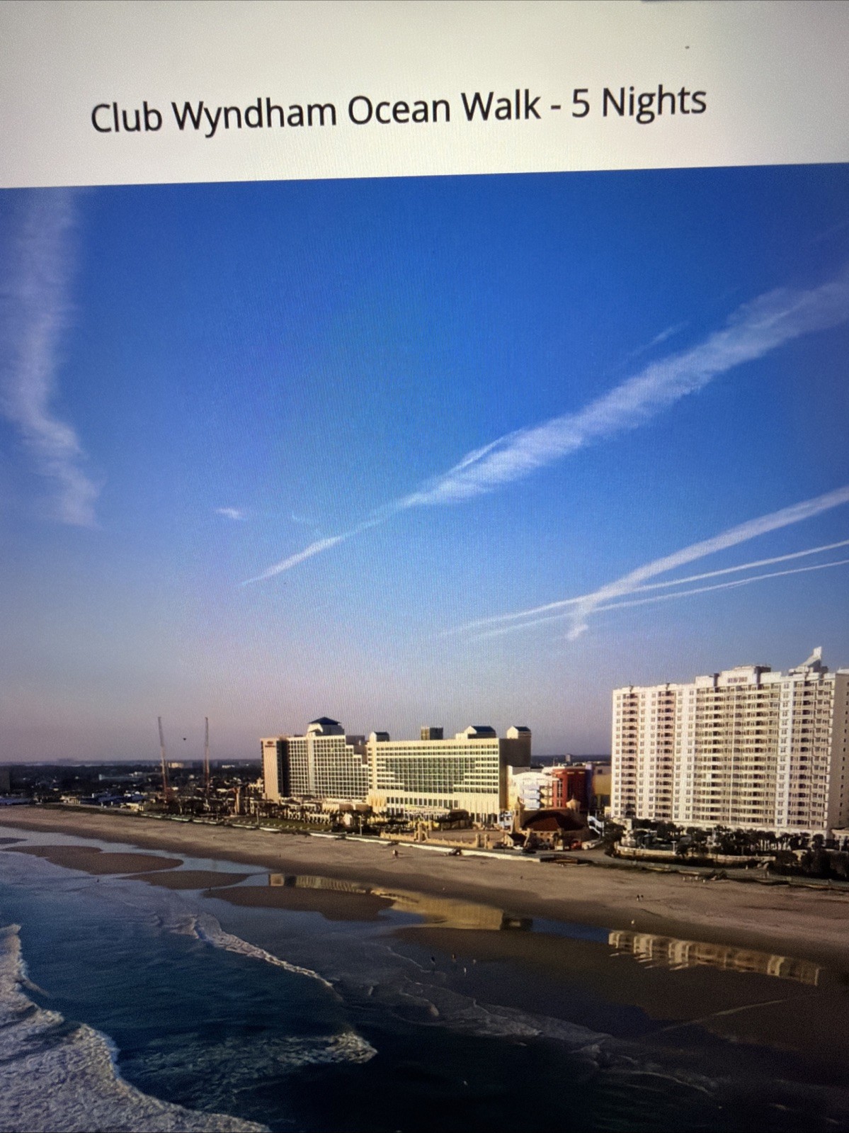 1 BDRM 1 Week, Daytona Beach, FL Club Wyndham Ocean Walk