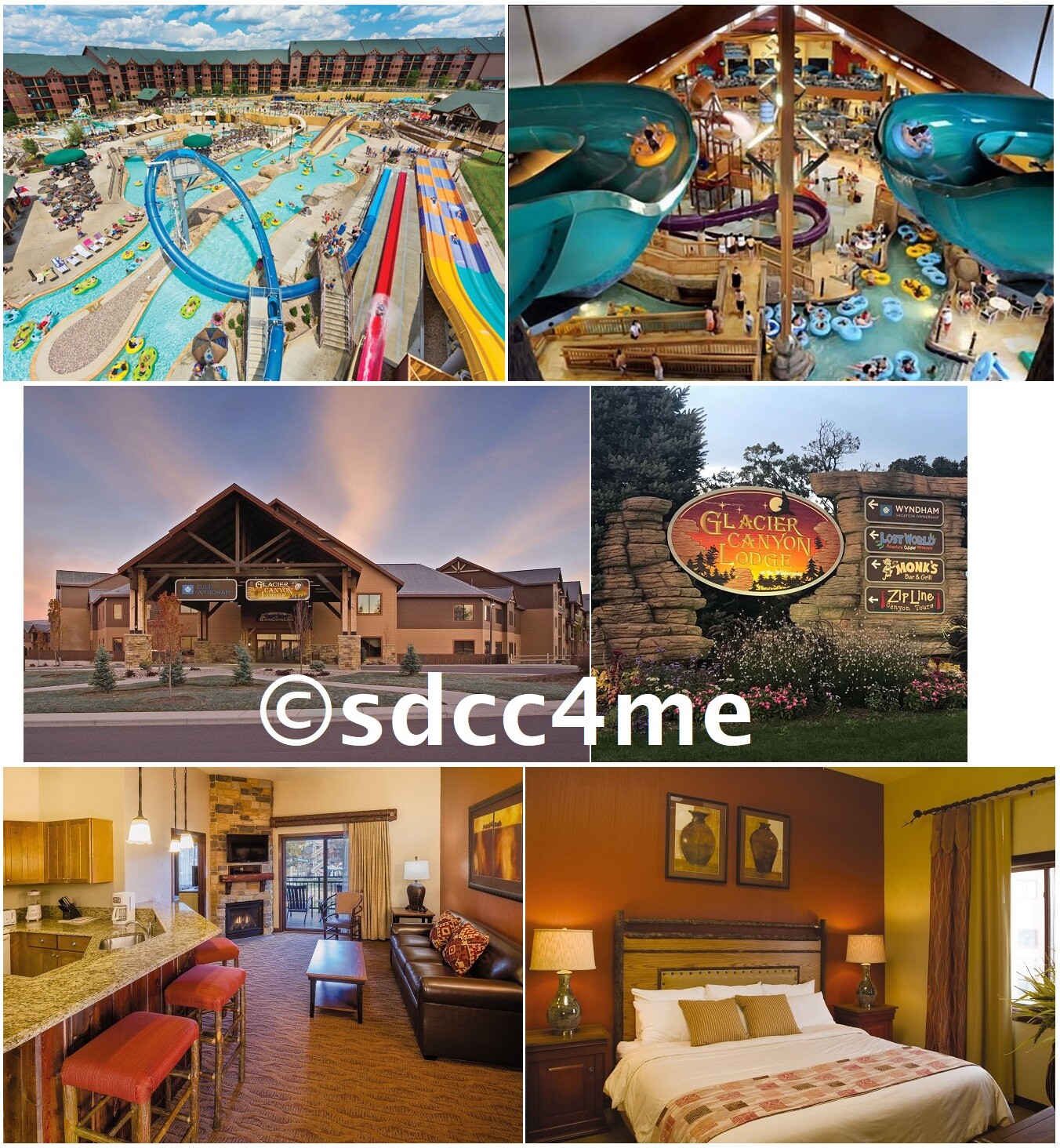 Wyndham Glacier Canyon Resort 3BR/2BA DLX SEPTEMBER 13-16 Wisconsin Dells Rent