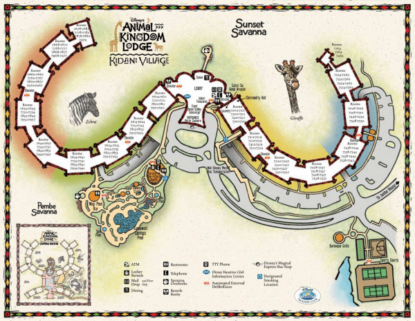 Disney Animal Kingdom Villa Kidani Village Hotel ANY 4 Night ANY YEAR 3BR Resort
