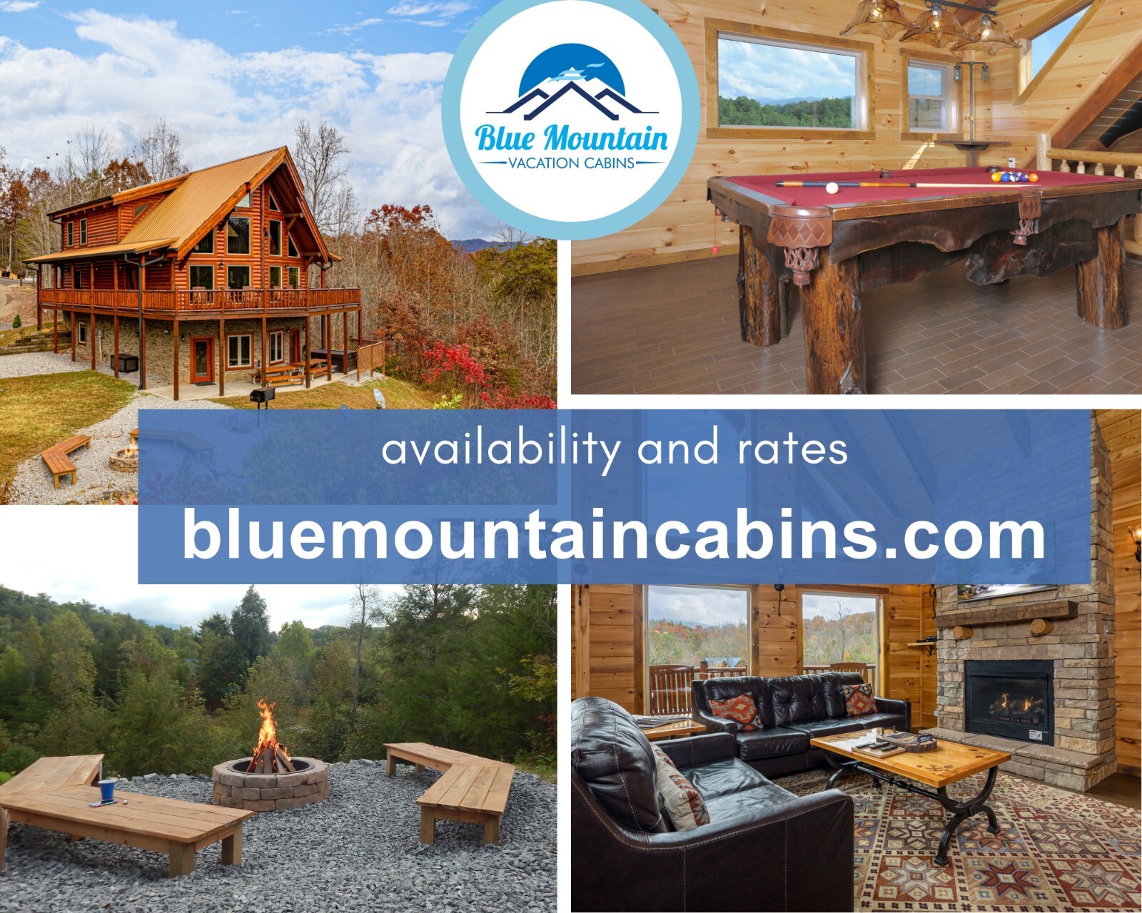 Smoky Mountains TN Vacation Rental 5 bd/3.5 ba near Gatlinburg and Pigeon Forge