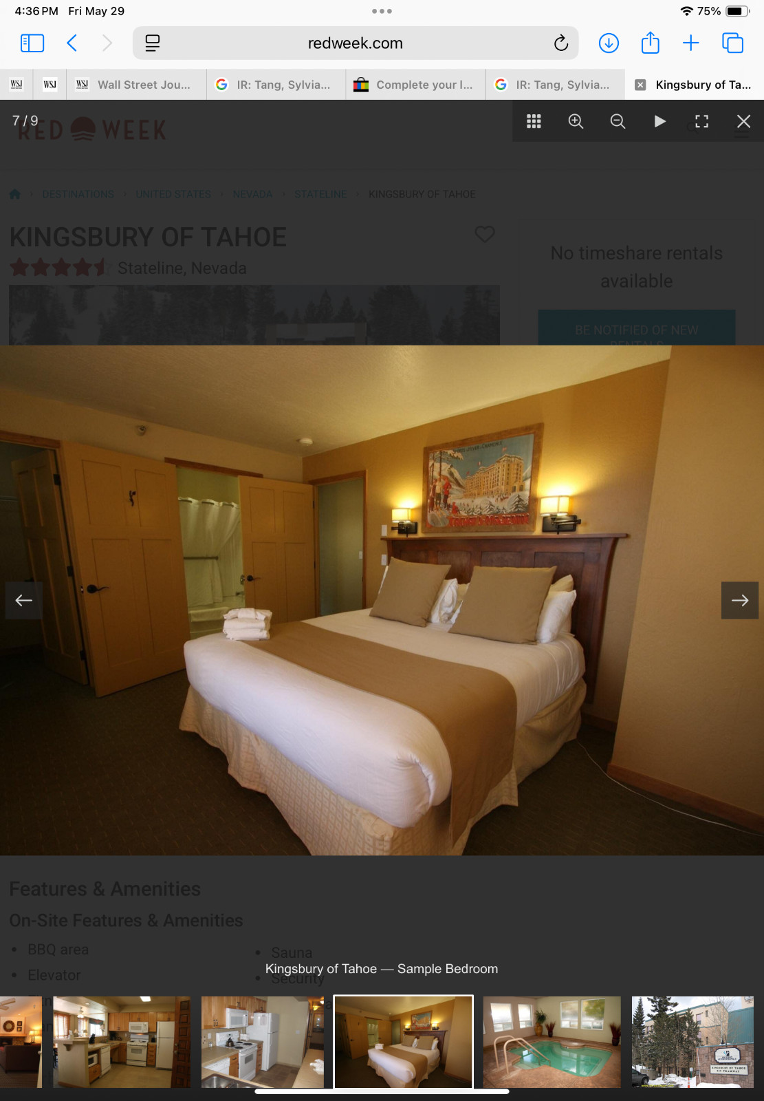 kingsbury at south lake tahoe, 2 bdrm, 2 bath july 12-18 timeshare rental