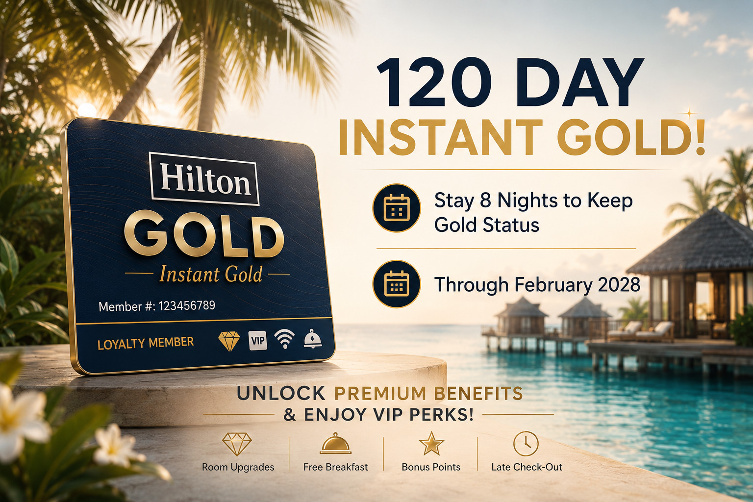 Hilton Gold Elite Instant Upgrade