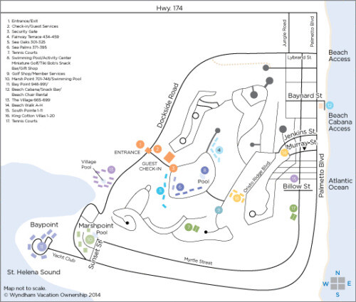 Wyndham Ocean Ridge-Edisto Beach, 8-1 to 8-8, 7nt-1 Bed