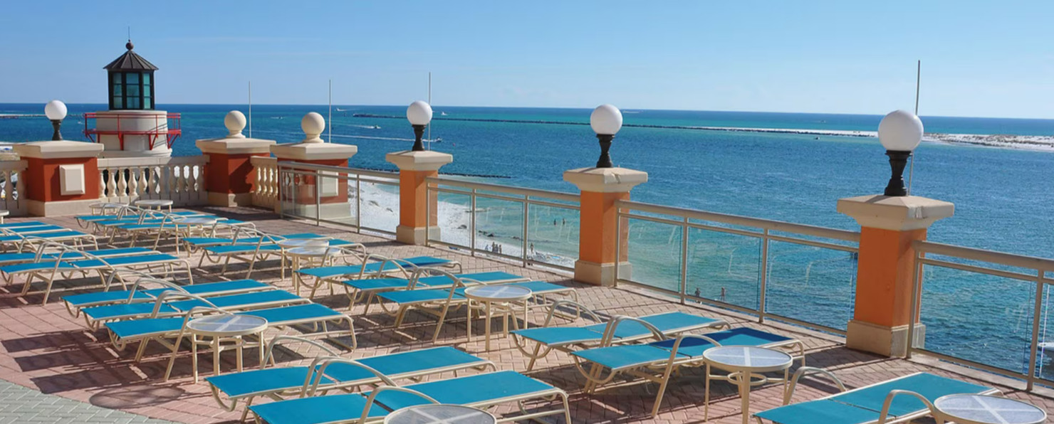 VACATION CONDO RENTAL EMERALD GRANDE DESTIN FLORIDA BEACH RESORT NO FEES!!