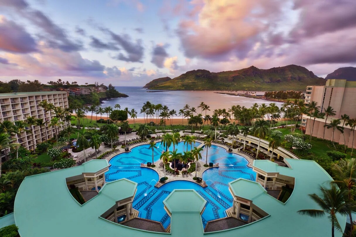 July – Marriott Kauai Beach Club, OceanView w/Kitchenette 2bd/2ba