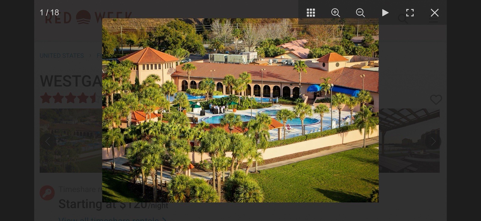 Westgate Resort Timeshare with Attractions and Lakefront Views. Nov 21-28 2-BR