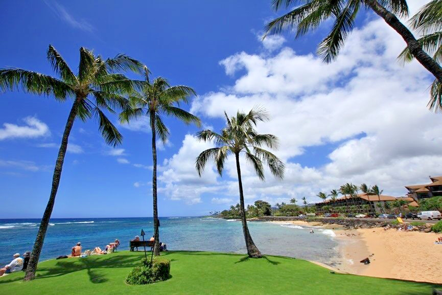* * LAWAI BEACH RESORT * SUNNY POIPU * KOLOA * SOUTH SHORE KAUAI * *
