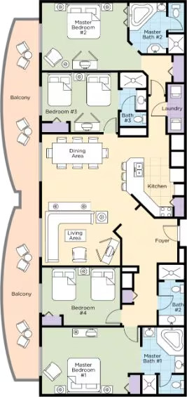 Ft Lauderdale 10 day golf vacation 11/04 – 11/14. 4 bdrm Presidential sleeps 12