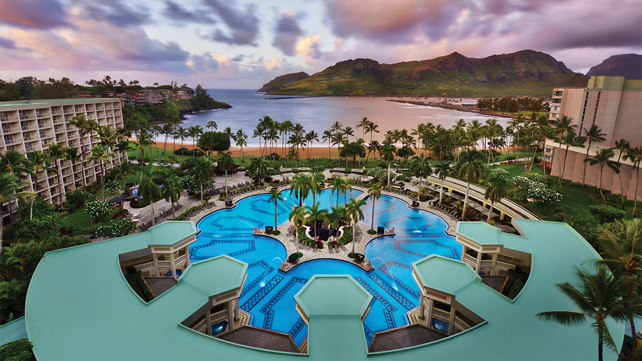 Marriott Kauai Beach Club Resort 1 Bedroom Unit Ocean Front Resort