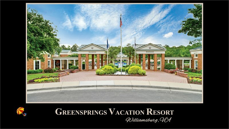 OCT 30-NOV 6~WKS~GREENSPRINGS RESOR~Williamsburg, Busch Gdns~PRICE PER WEEK!!