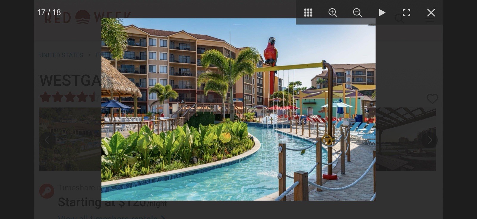 Westgate Resort Timeshare with Attractions and Lakefront Views. Nov 21-28 2-BR