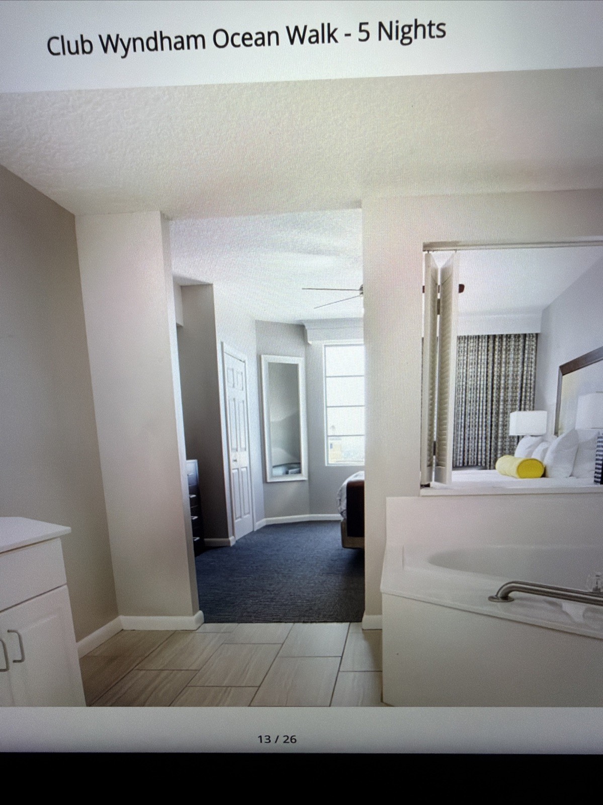 1 BDRM 1 Week, Daytona Beach, FL Club Wyndham Ocean Walk