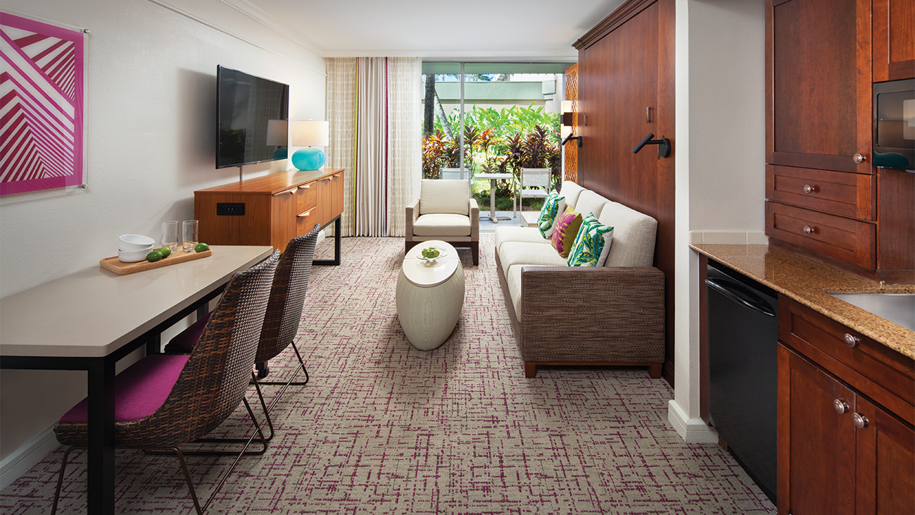 Marriott Kauai Beach Club Resort 1 Bedroom Unit Ocean Front Resort