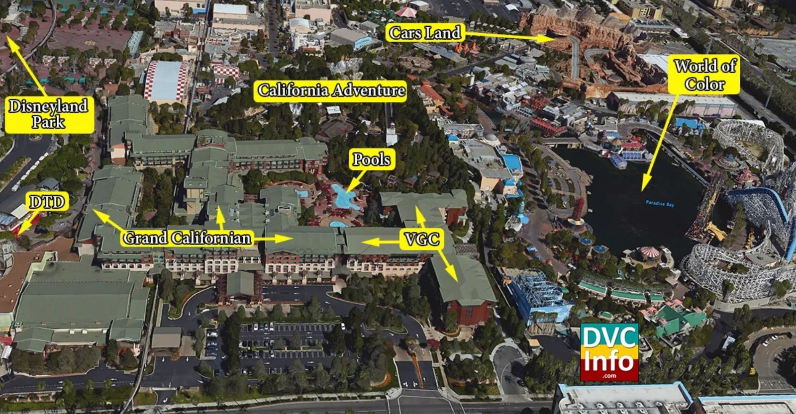 Disney Grand Californian Hotel Villas Disneyland ANY 5 Nights ANY YEAR STUDIO