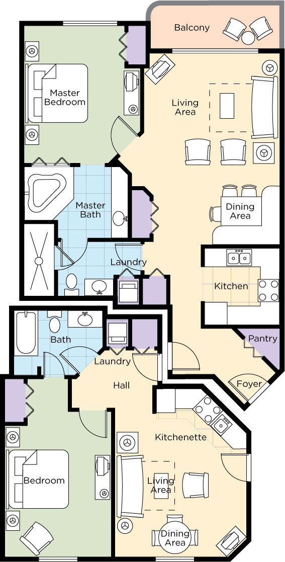 Ocean Walk Resort Daytona Beach FL 2 bdrm Wyndham Jul 24-31 July
