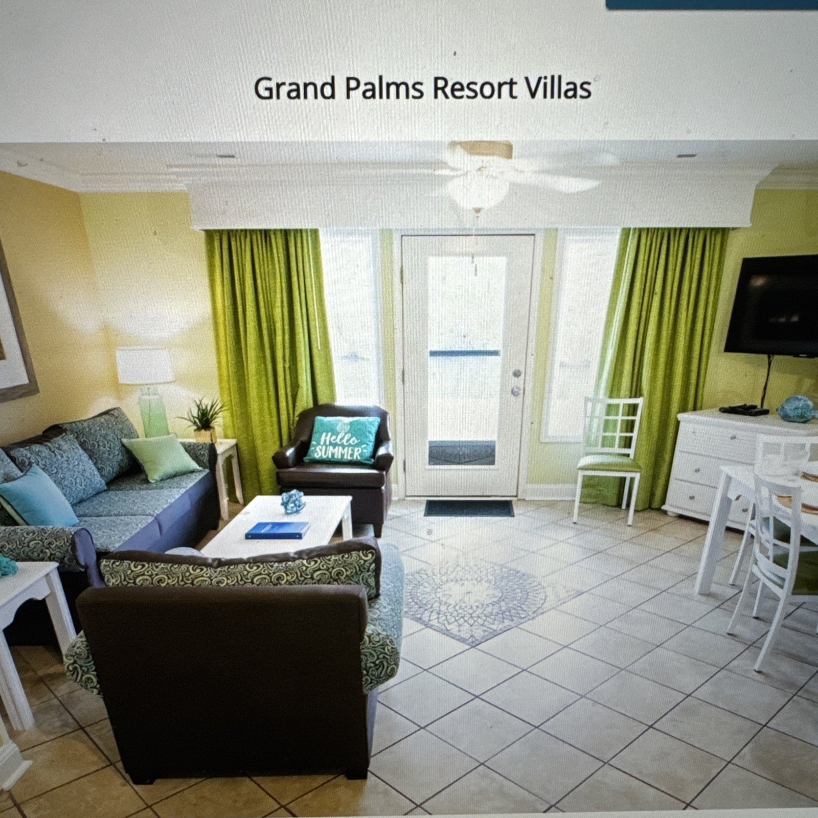 Grand Palms Resort Villas 1 BDRM– Surfside Beach, SC
